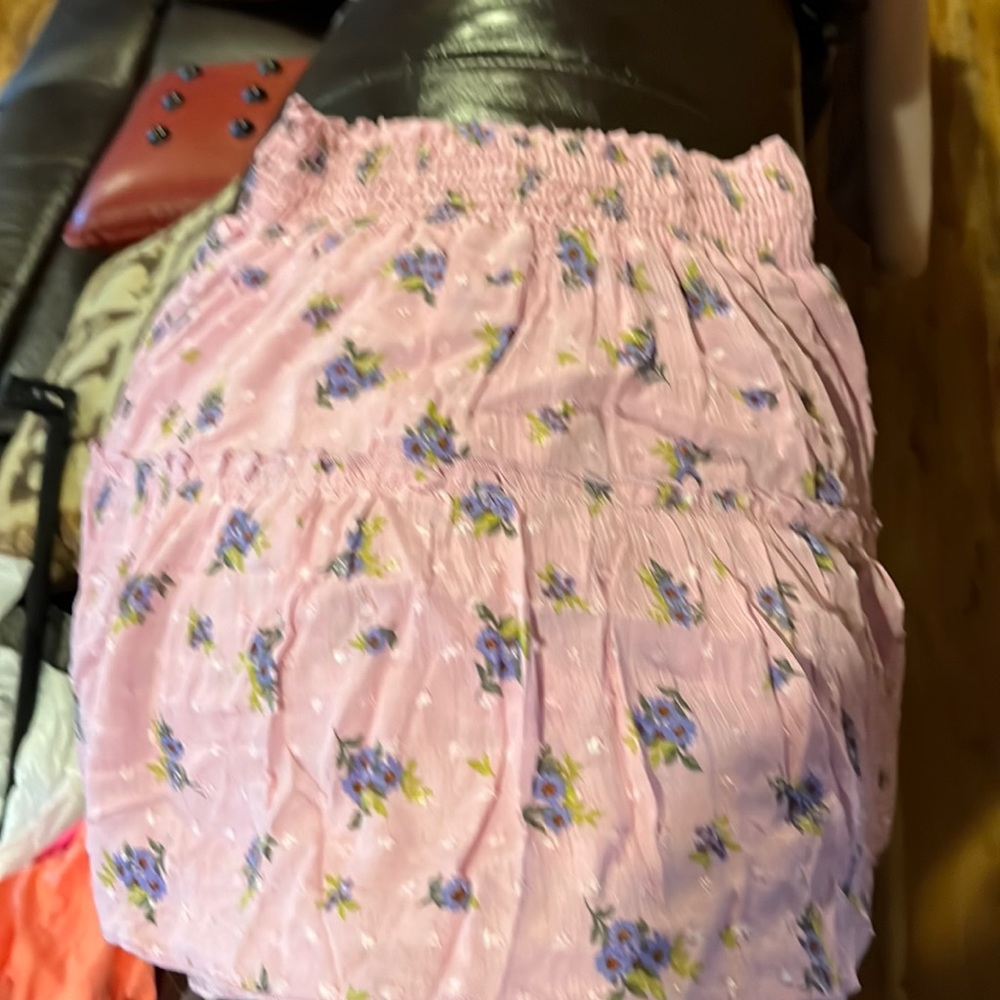 Pink skirt